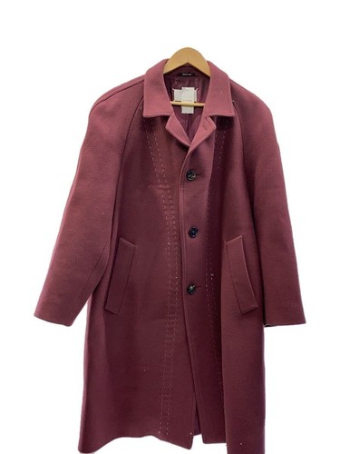 Cappotto Maison Margiela altro 20AW punto raglan 40 lana bordeaux tinta unita