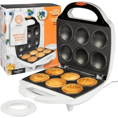 MasterChef Mini Máquina para Pasteles y Quiches - Pastel Panadero Cocina 6 Pasteles Pequeños y Quiches Foto 1 de 4