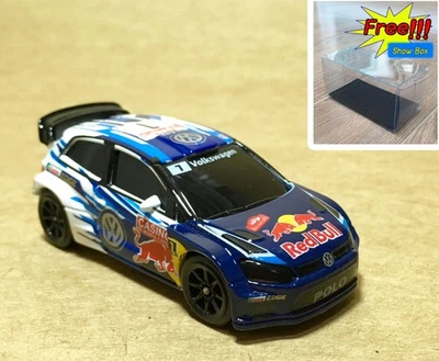 Majorette Volkswagen Polo R WRC -Red -Bul no.1 White 1/57 (3") no Package - Image 1 of 4