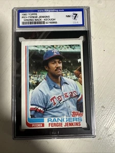 VINTAGE 1982 BASEBALL CARD #624 FERGIE JENKINS MATT KEOGH ERROR CARD - Picture 1 of 5