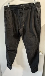 Hollister Black Supper Skinny Joggers Pants Men's Size XL - Picture 1 of 10