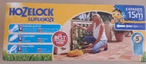 Hozelock Superhoze Expanding Garden Hosepipe 15m - Yellow/Grey - Picture 1 of 3