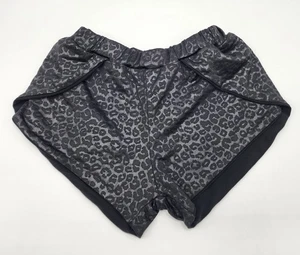 Les Tout Petits Girl’ Black Velour Print Shorts Sz 6 Years Gently Worn - Picture 1 of 5