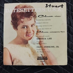 Brenda Lee / Carl Dobkins Jr. – Datesetters, U.S.A. I'm Sorry / Lucky Devil - Foto 1 di 4