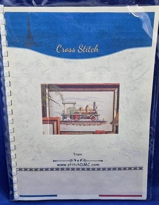 DMC Двигатель Поезда Вышивка Крестом Дизайн Диаграмма Узор + Флосс Цветы Редкий ЧИТАЙТЕ - Изображение 1 из 4