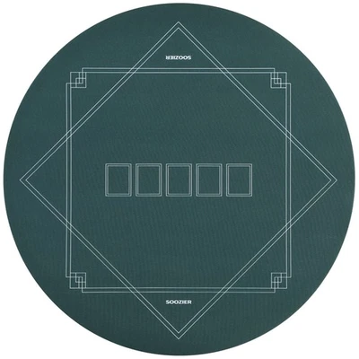 Poker Mat Texas Hold'em Poker Table Top Non-Slip Bottom Portable Playing Surface - Image 1 of 4