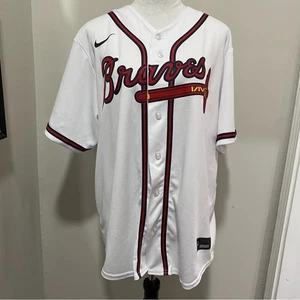 Camiseta deportiva oficial de béisbol con botones "Freeman" de los Atlanta Braves Nike talla grande MLB - Imagen 1 de 8