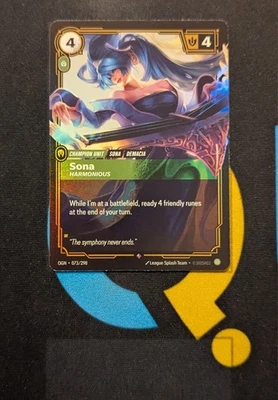 Sona - Harmonious OGN 073/298 Rare Riftbound League of Legends - Image 1 of 3