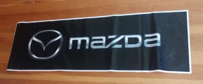 Виниловый логотип баннер Mazda 15 x 50 дюймов флаг гоночного шоу грузовиков автомобилей  - Изображение 1 из 2