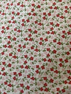 Windham Presents Mr K's Calicos Whistler Studios 1 yarda #32046 pequeñas flores rosadas Foto 1 de 3