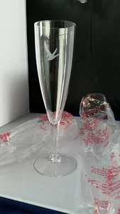 10 Grey Goose Collection Custom branded thick Acrylic Champagne flutes cups Rare - Picture 1 of 4