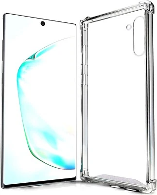 Cover TPU per Samsung Galaxy Note 10 Trasparente Antiurto Compatibile Wireless - Immagine 1 di 4