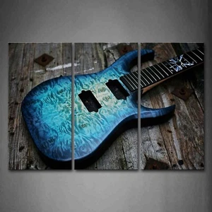 Guitar Wall Art Canvas for Music Room - Picture Print on Canvas for Studio Wa... - Picture 1 of 7