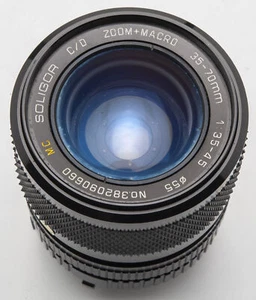 Soligor MC Zoom Macro C/D 35-70mm 3.5-4.5 1:3.5-4.5 - Minolta MD - Picture 1 of 7