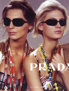 Gafas Prada Steven Meisel Daria Werbowy 2004 1 página anuncio de revista - Imagen 1 de 1