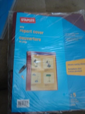 STAPLES POLY REPORT COVER LETTER SIZE 21641 - Image 1 of 4