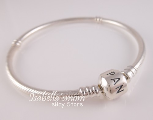 PANDORA NEW Authentic PANDORA Charm/Beads Sterling SILVER ALE 925 Bracelet 6.7" 17cm