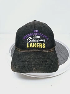 Vintage Y2K Nike Los Angeles Lakers Hat 2000 Western Conference Champions Used - Picture 1 of 6