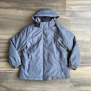 Cg | Cg Damen 3-in-1 Winterjacke abnehmbare Kapuze grau XL - Bild 1 von 24