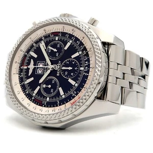 Breitling Bentley Motors 6.75 Black Dial Automatic Steel 48MM Chrono A44362 - Picture 1 of 7