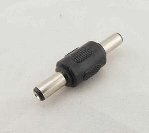 5.5mm x 2.1mm Male to 5.5mmx2.1mm Male Plug CCTV DC Power Plug Adapter Connector - Picture 1 of 5