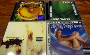 4 CD 90S INDUSTRIAL LOT NIN TYPE O NEGATIVE CORROSION CONFORMITY WHITE ZOMBIE VG - Picture 1 of 4