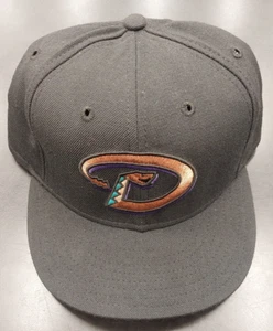 Arizona Diamondbacks Vintage Black D Logo New Era 5950 Fitted Hat NWT - Picture 1 of 5