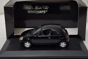 Ford KA 1997 Nero 1:43 Minichamps 430086402 ESTREMAMENTE RARO!! - Foto 1 di 16