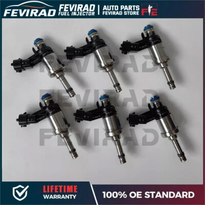 Inyectores de combustible X6 OEM-ACDelco para Chevrolet-Camaro 2010, 2011 3,6 L V6 #12638530 Foto 1 de 4