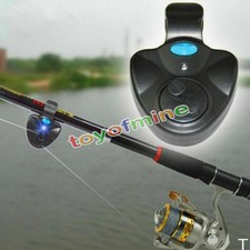 électronique de lumière LED Bite son sonnette d'alarme clip sur Canne à pêche