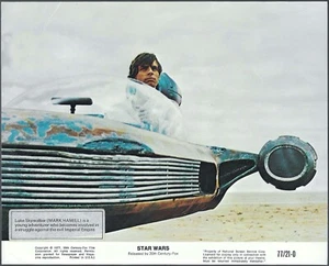 Star Wars 1x ORIGINAL UK FOH Lobby Card Mark Hamill George Lucas 1977 - Picture 1 of 4