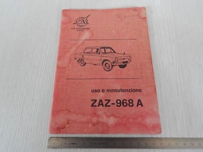 MANUALE USO MANUTENZIONE ORIGINALE IN ITALIANO ZAZ 968-A 968 A 1978 - Immagine 1 di 4