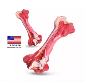 Giocattoli da Masticare per Cani Animali Domestici per Masticatori Aggressivi, Osso Durevole Indistruttibile Regalo - Foto 1 di 17