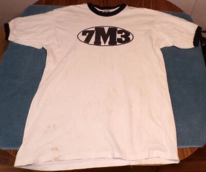 VINTAGE ORIGINAL 90s SEVEN MARY THREE 7M3 WHITE SHIRT - Picture 1 of 12