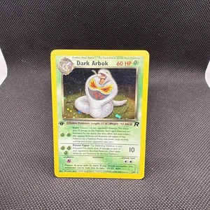 1st Edition Dark Arbok 2/82 - Team Rocket - Holo - Pokemon - NM - Picture 1 of 7