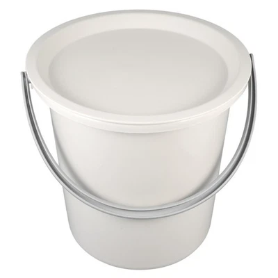  1 Set Kunststoff Eimer Wasser Eimer Mit Griff Und Deckel Kunststoff Eimer - Bild 1 von 4