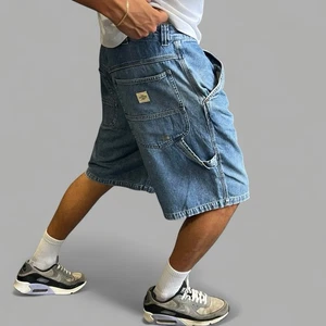 Lee Vintage Carpenter Workwear Denim Relaxed Baggy Jorts Shorts Rare Mens 36” - Picture 1 of 20