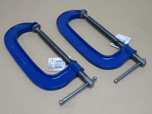 Irwin Record 120/8 8" G Clamp New Price for Pair - Picture 1 of 6