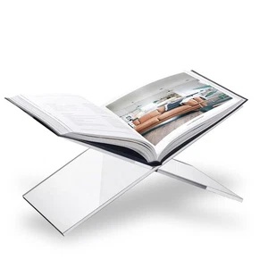 SK Acrylic Book Stand Large - 6 x 12 x 6" - Quran Holder - Coffee Table Book ... - Picture 1 of 6