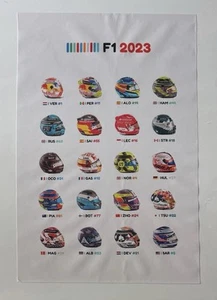 F1 Formula 1 2023 Lineup 11.75x17.5 Rolled Canvas Wall Art Poster Print Picture - Picture 1 of 4