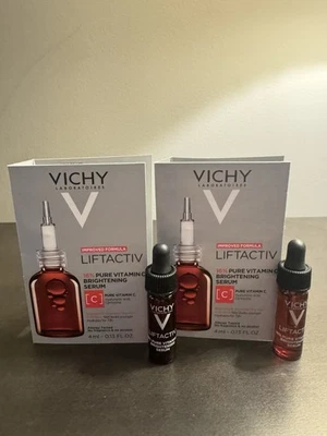 Vichy LiftActiv 16% Suero de vitamina C pura Tamaño de muestra 4 ml 0,13 oz NUEVO X2 Foto 1 de 3