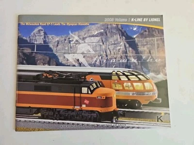 K-LINE BY LIONEL 2008 VOLUME 1 TRAIN CATALOG product publication manual book - Image 1 of 4