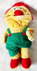 De Colección Juguetes Artísticos Peluche Marioneta de Mano Niño Amarillo con Mono Corona 13" - Imagen 1 de 5