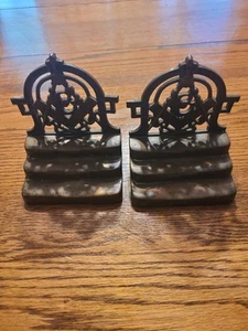 Sujetalibros de bronce Masonic Lodge. 5" pesado. Sujetalibros antiguos raros. S3 - Imagen 1 de 9