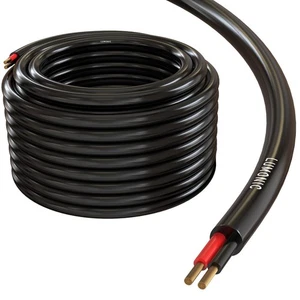 25m Lautsprecherkabel Rund 2x 2,5mm² Profi PA HiFi Boxenkabel Audio Rundkabel - Picture 1 of 5