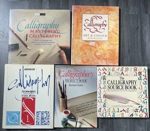 5 x Calligraphy Books - Handwriting Art Reference Job Lot - Picture 1 of 2