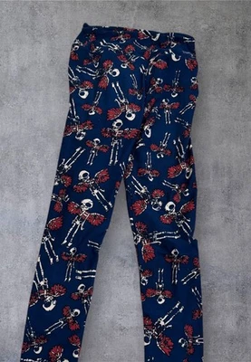NUEVO Lularoe OS Leggings Esqueleto Con Alas Halloween Raro Unicornio Foto 1 de 2