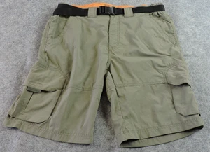 Field & Stream Mens Large 36-38 x 10 Nylon Belted Cargo Short Hiking Lightweight - Picture 1 of 17
