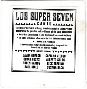 Los Super Seven - Canto (CD, Advance, Album, Promo) (Very Good Plus (VG+)) - 362 - Picture 1 of 3