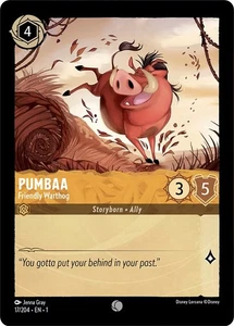 Disney Lorcana The First Chapter #17/204 Pumbaa Friendly Warthog - Picture 1 of 1